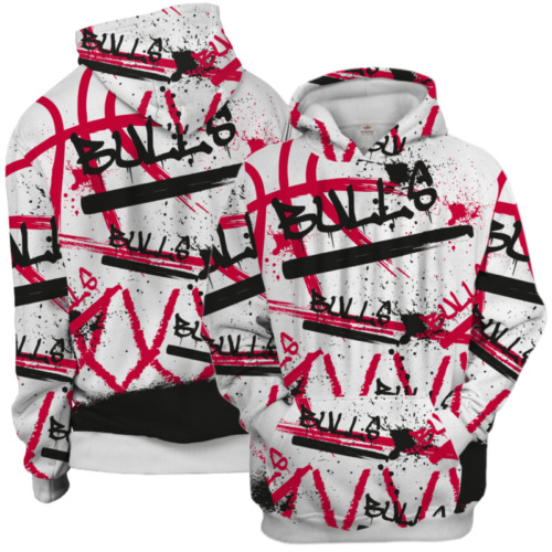 Bulls 3D Oversize Hoodie