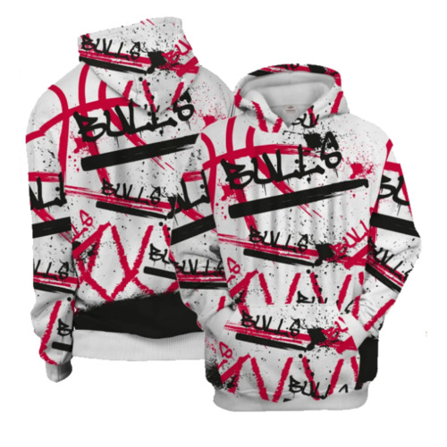 Bulls 3D Oversize Hoodie