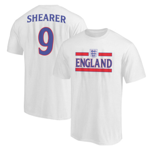 England Alan Shearer Tshirt England Alan Shearer Tshirt