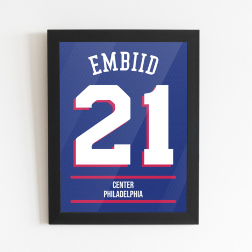  Joel Embiid Tablo Poster