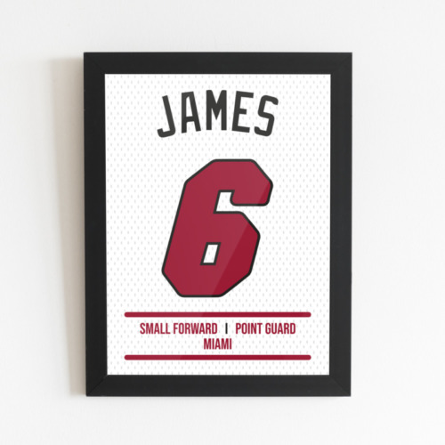 Lebron James Tablo Poster