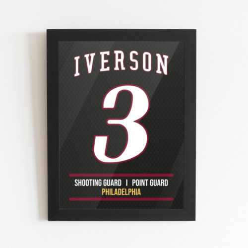 Allen Iverson Tablo Poster