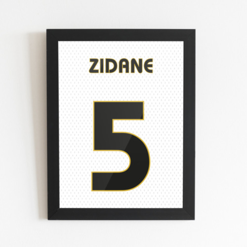 Zinedine Zidane Tablo Poster