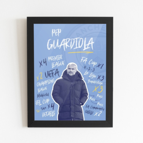 Pep Guardiola  Tablo Poster