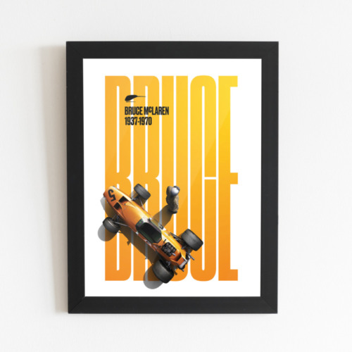 Bruce Mclaren  Tablo Poster