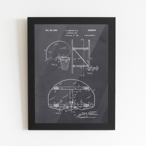 Basketball Goal Tablo Poster