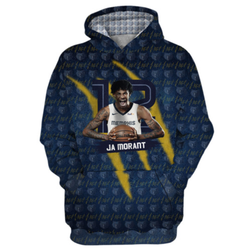 Ja Morant 3D Oversize Hoodie