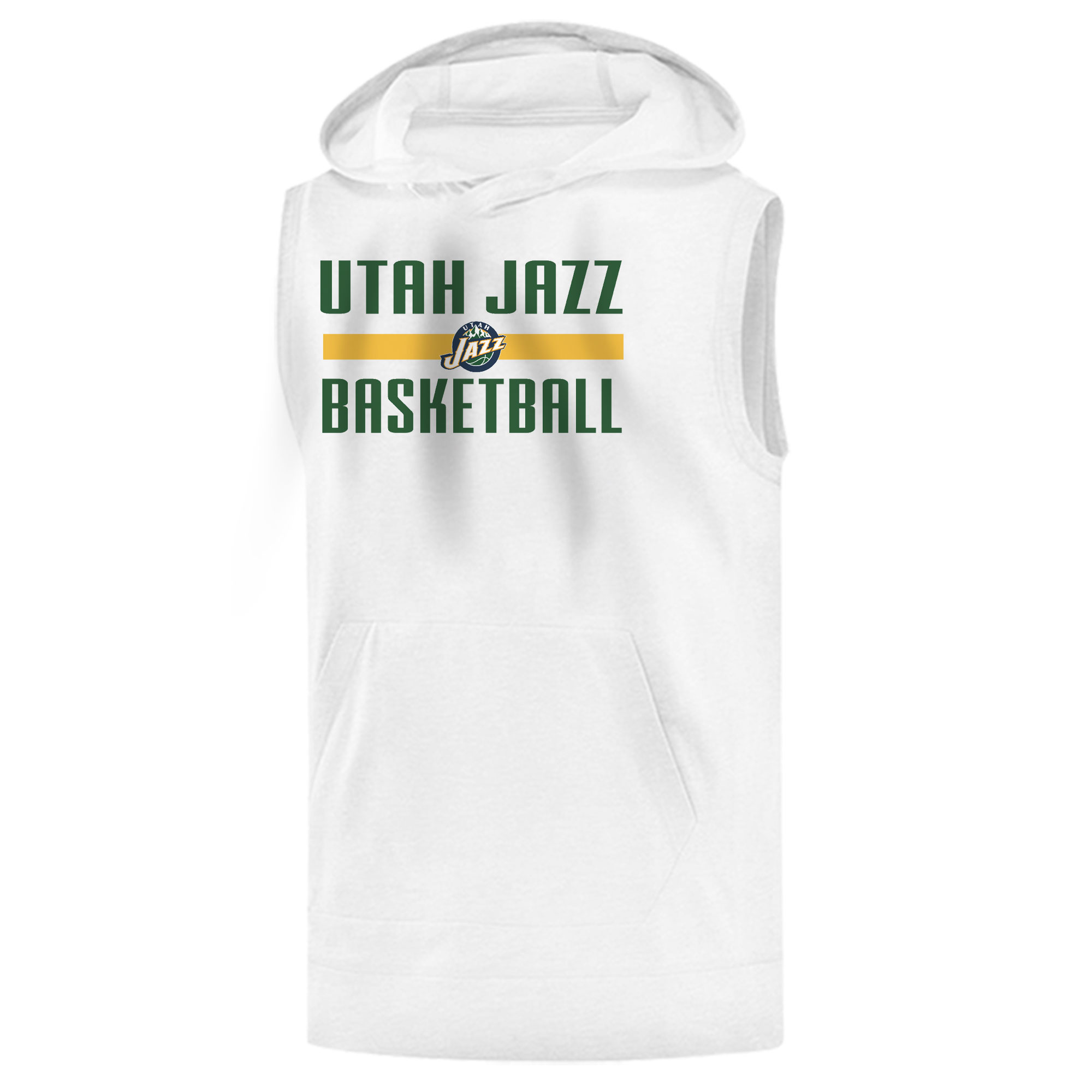 Utah Jazz Basketball Sleeveless (KLS-WHT-917)