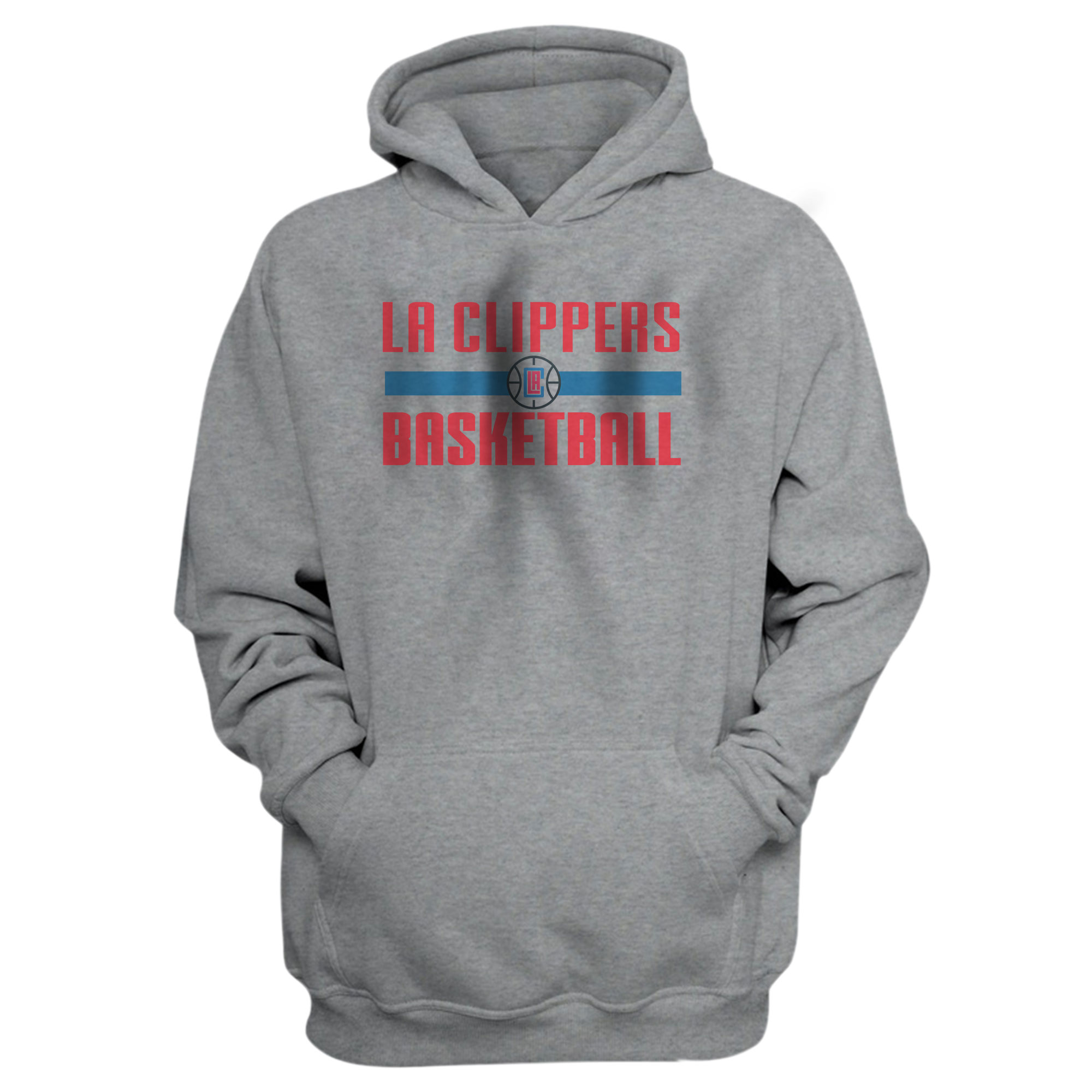 L.A. Clippers Basketball Hoodie  (HD-GRY-908)