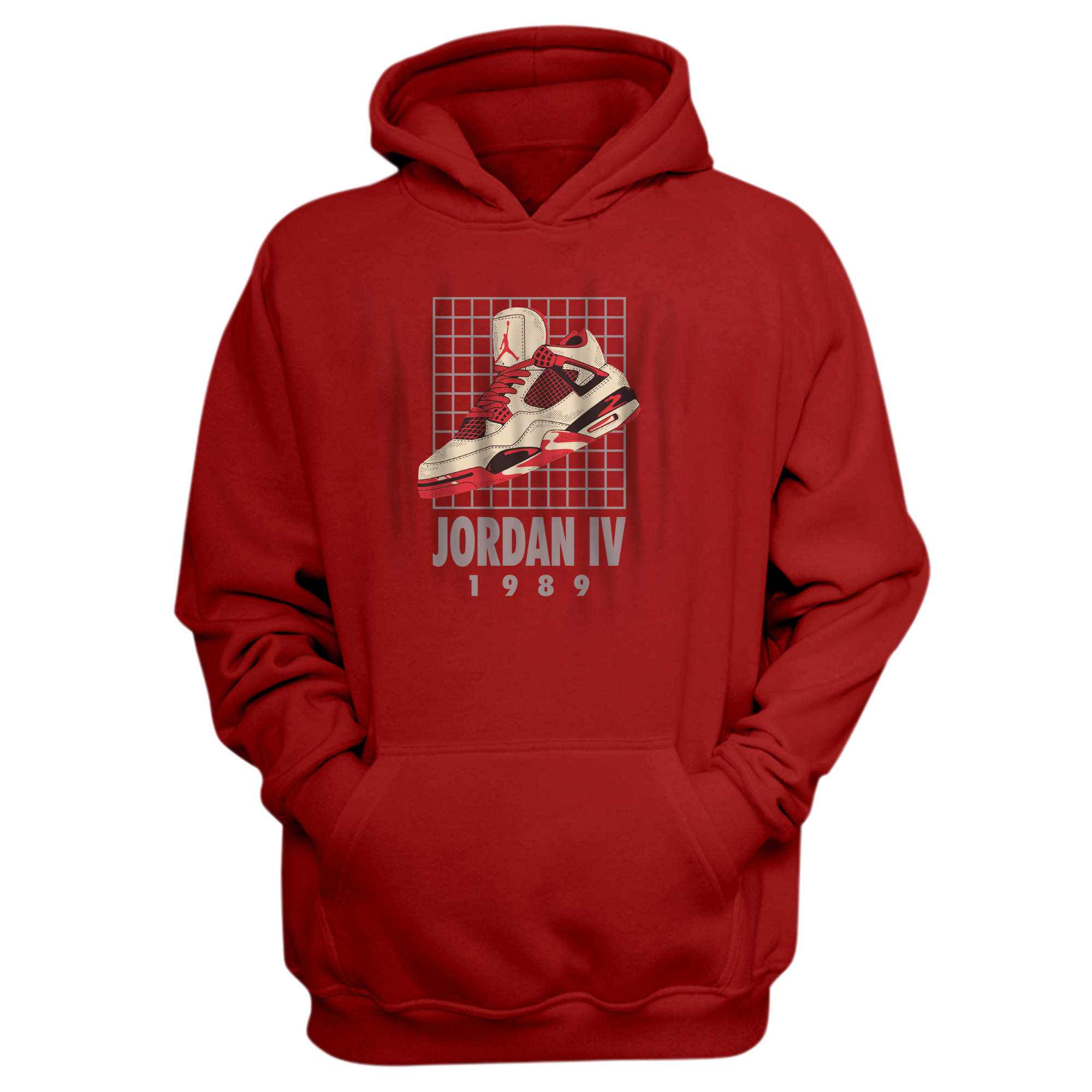 Air Jordan IV Hoodie (HD-RED-6009-JordanIV)