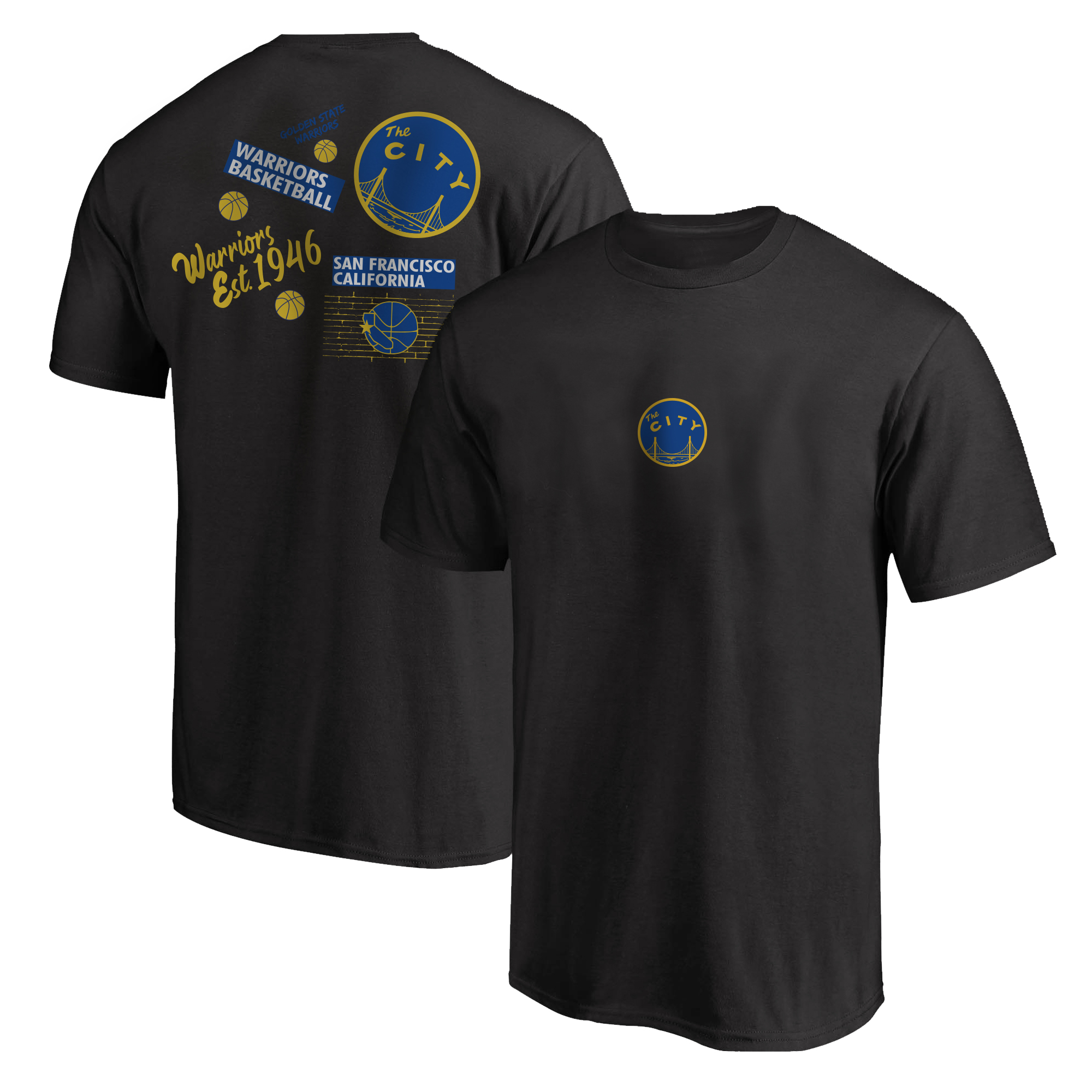 Golden State Tshirt (TSH-BLC-813-Golden)