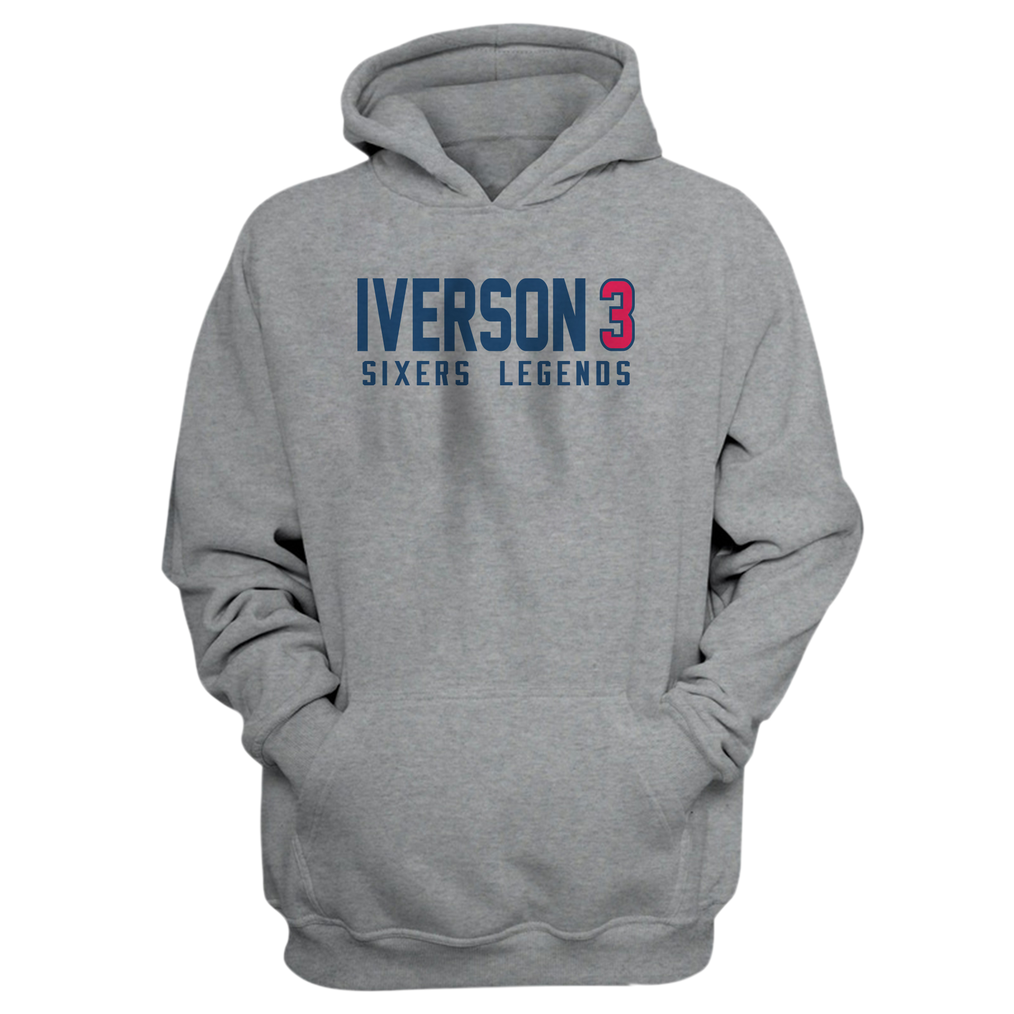Allen Iverson Hoodie (HD-GRY-845-IVERSON)