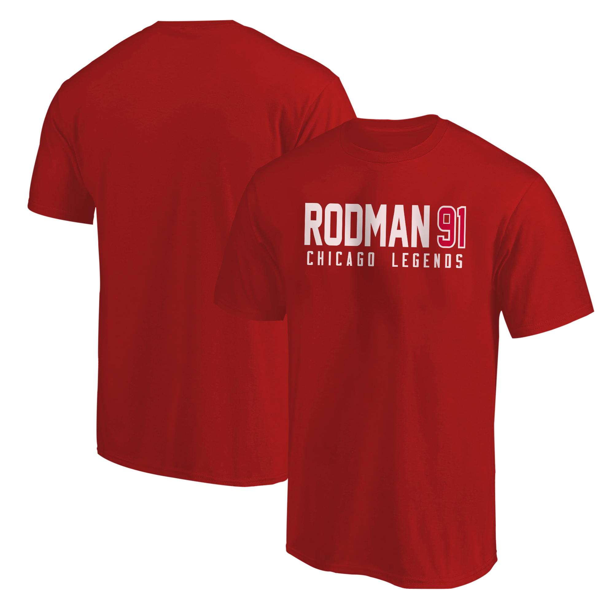 Dennis Rodman Tshirt (TSH-RED-852-RODMAN)