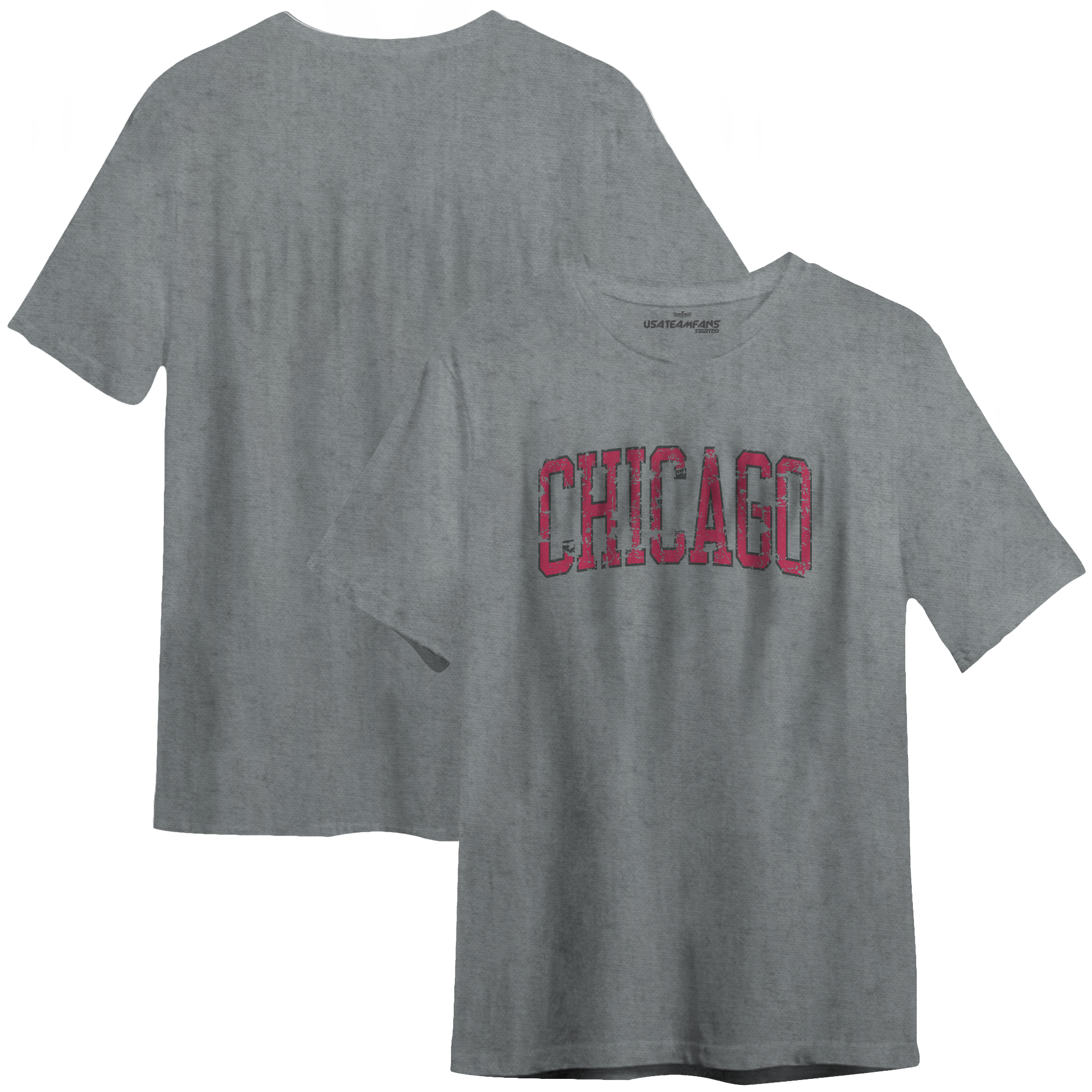 Chicago Oversize Tshirt  (TSH-OVR-GRY-871-Chicago )