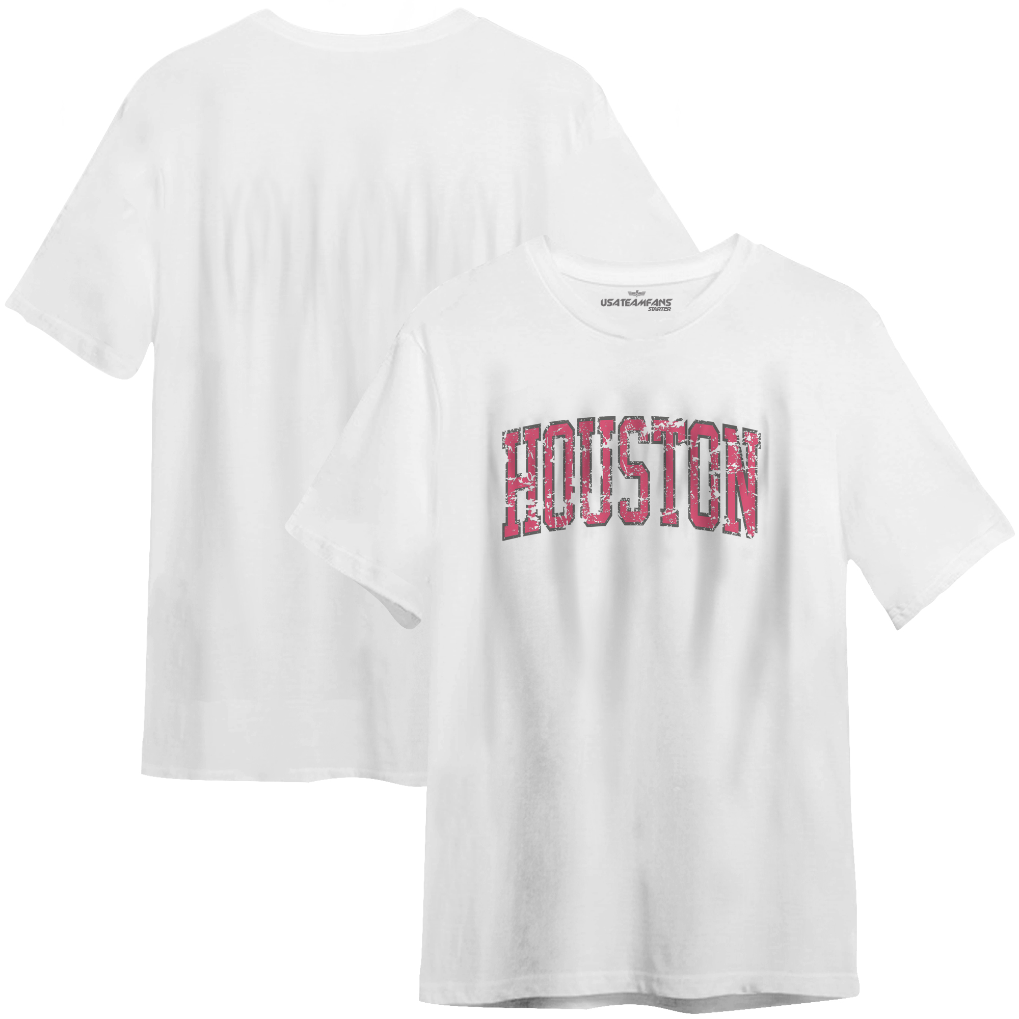Houston Oversize Tshirt  (TSH-OVR-WHT-872-Houston)