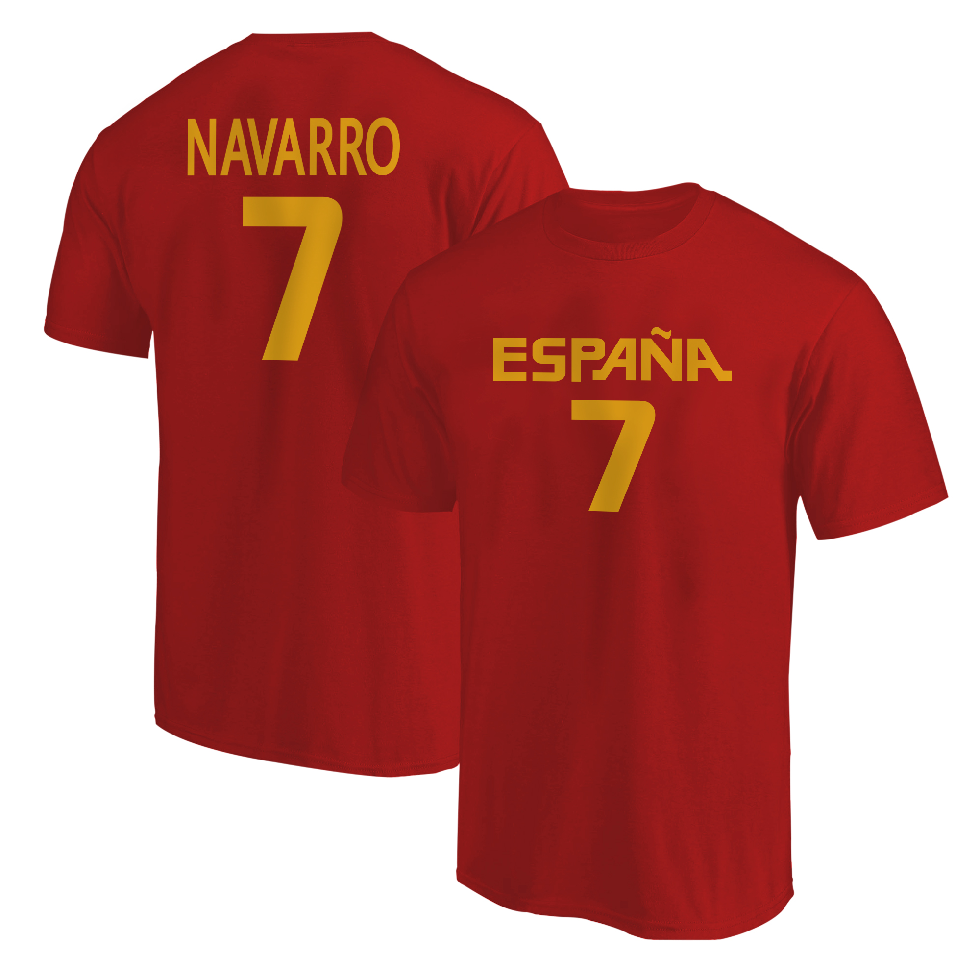 Juan Carlos Navarro Tshirt (TSH-RED-884-Navarro )