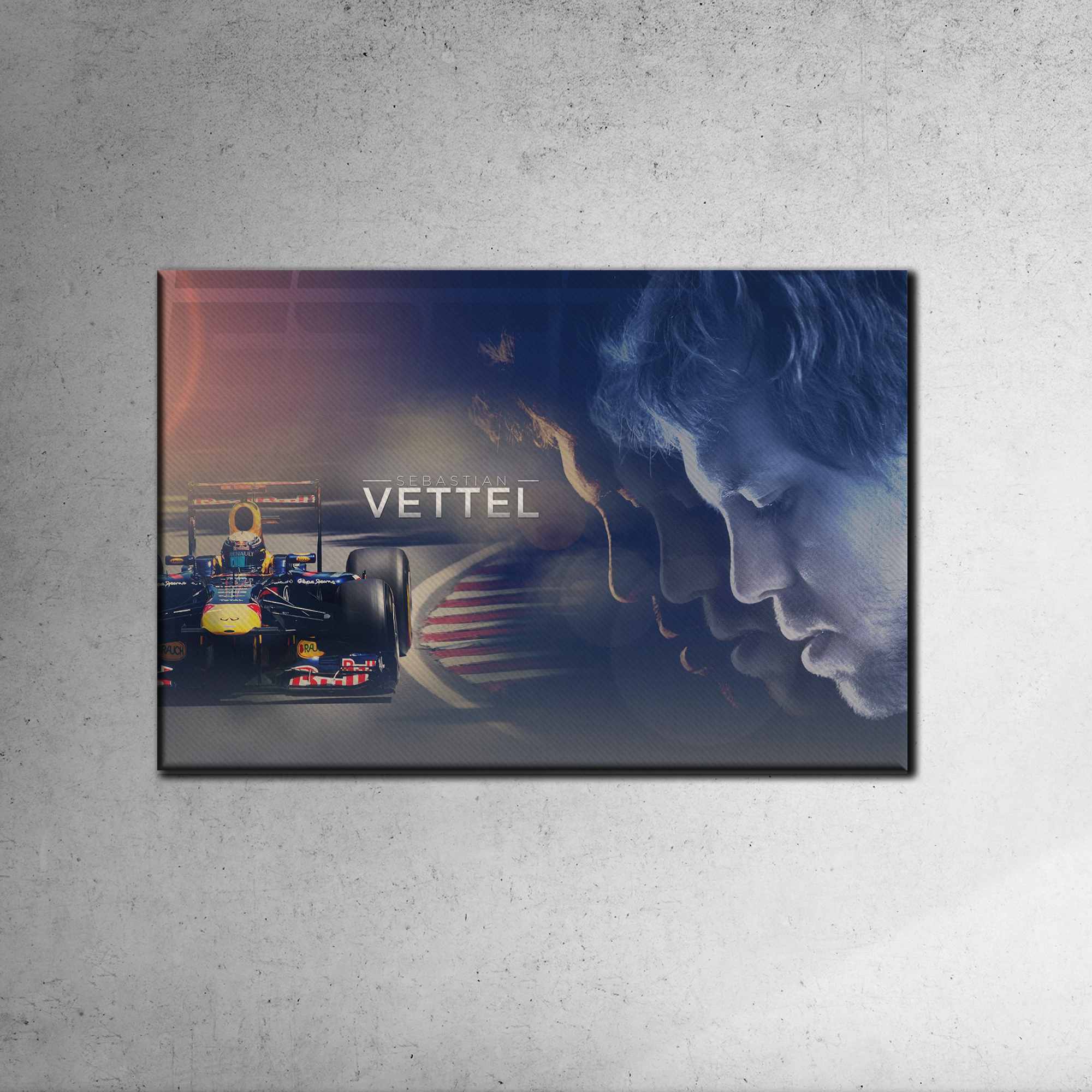 Sebastian Vettel  Canvas Tablo (F1-canvas-SebastianVettel)