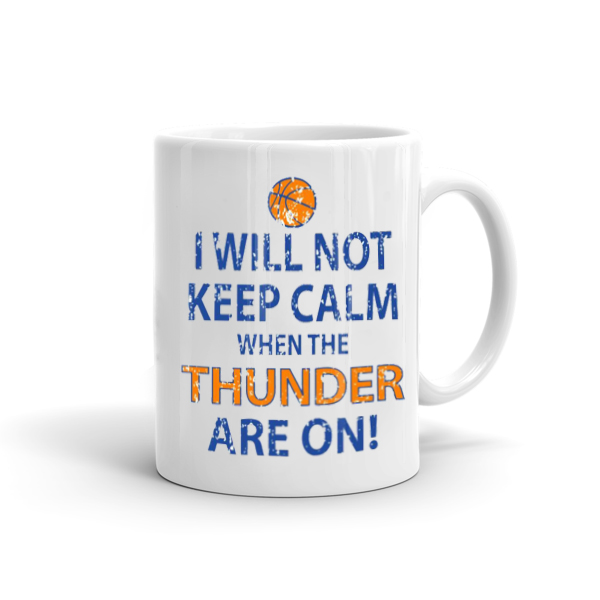 Oklahoma City Thunder Oklahoma City Keep Calm Mug (MUG-okckeepcalm-01)